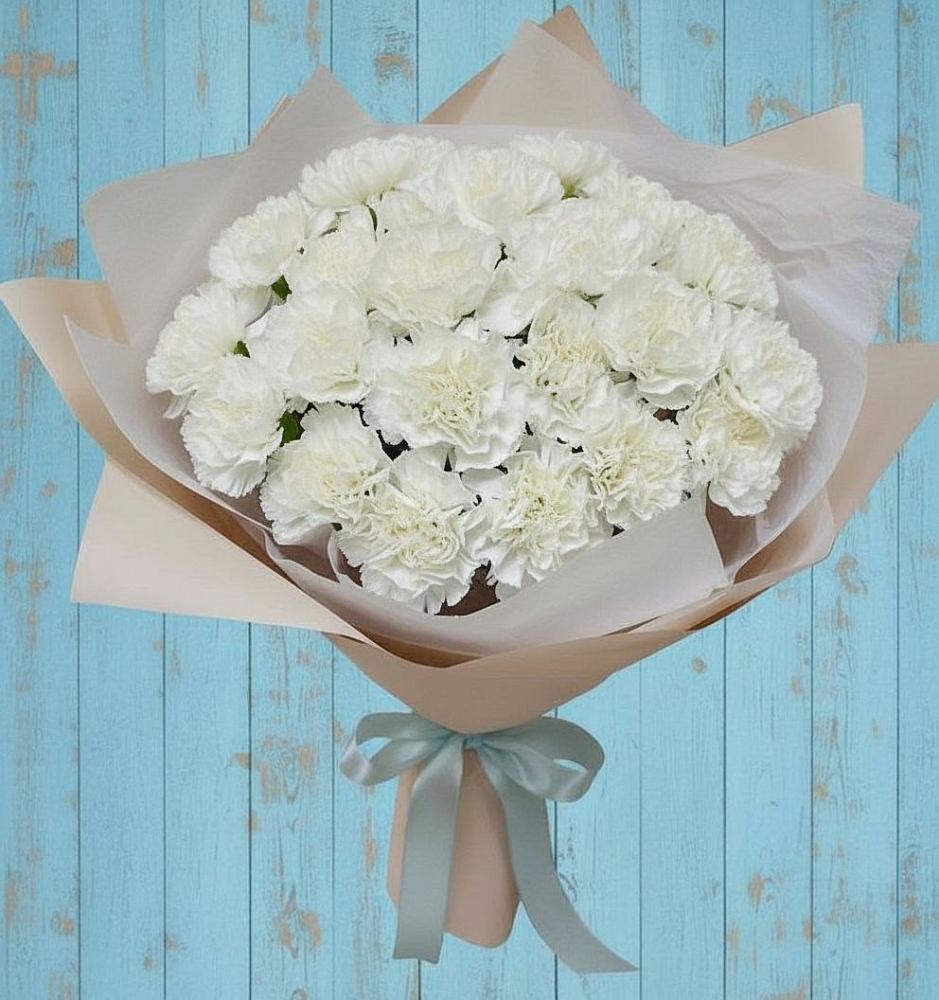 Букет цветов из: Гвоздики в Прасковее