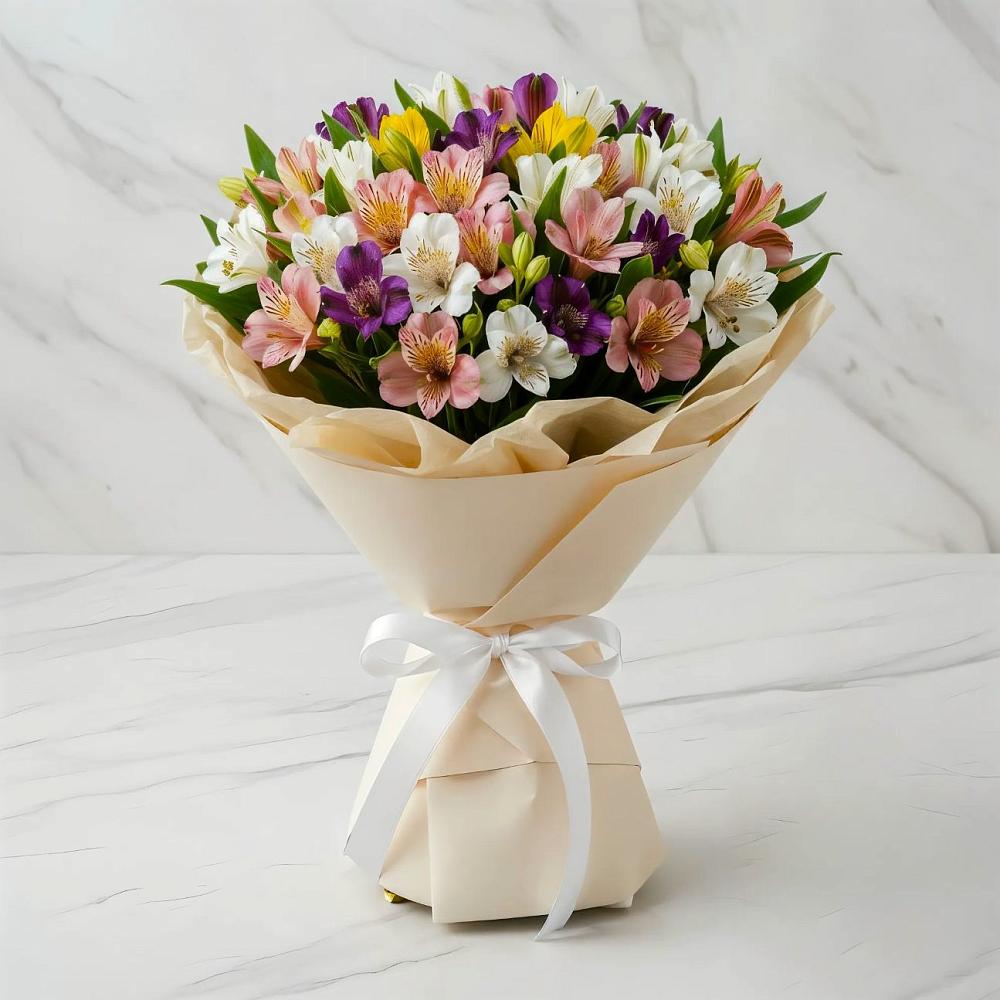 Букет цветов из: Альстромерии в Прасковее