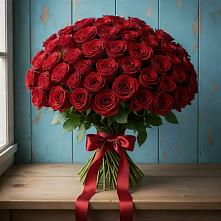Букет Красные розы Блэк Меджик в Прасковее