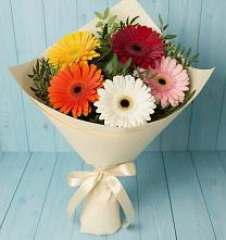 Букет цветов из:  Герберы в Прасковее