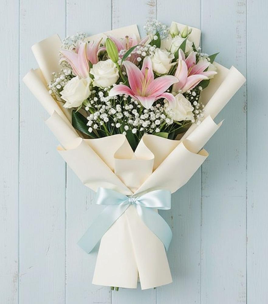 Букет цветов из: Лилии в Прасковее