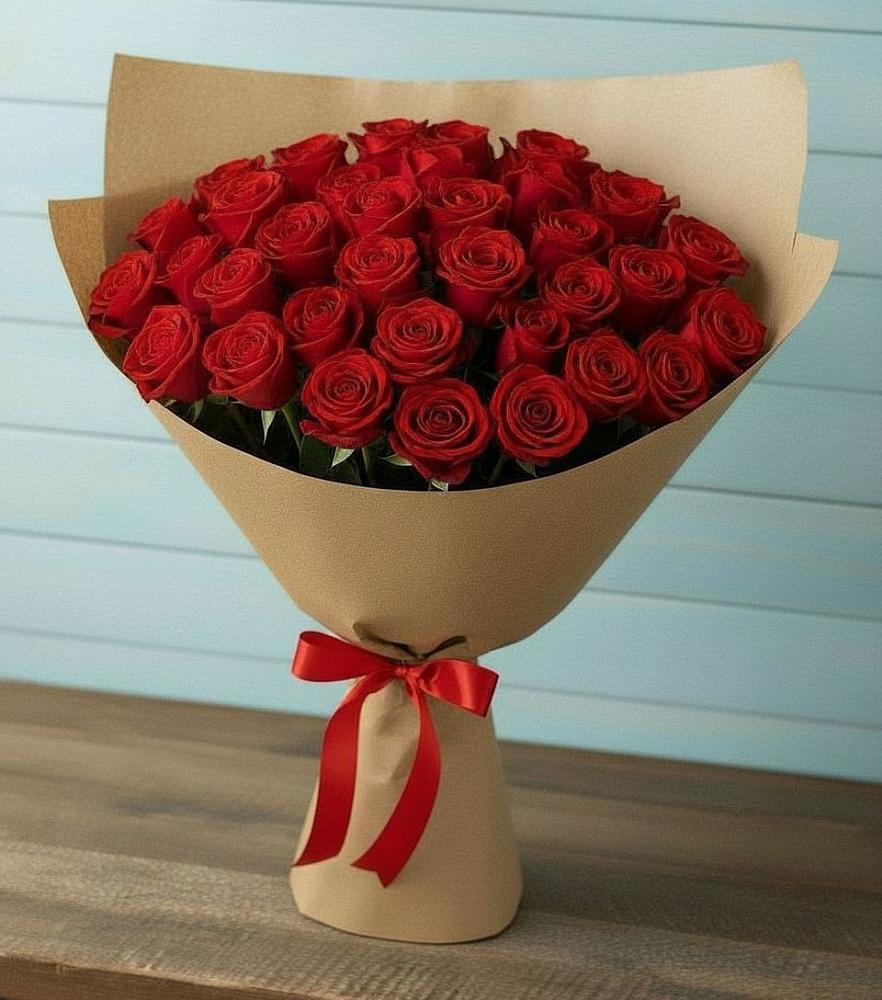 Букет Красные розы Милано в Прасковее