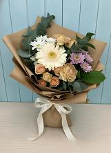 Букет цветов из:  Герберы и Хризантемы в Прасковее