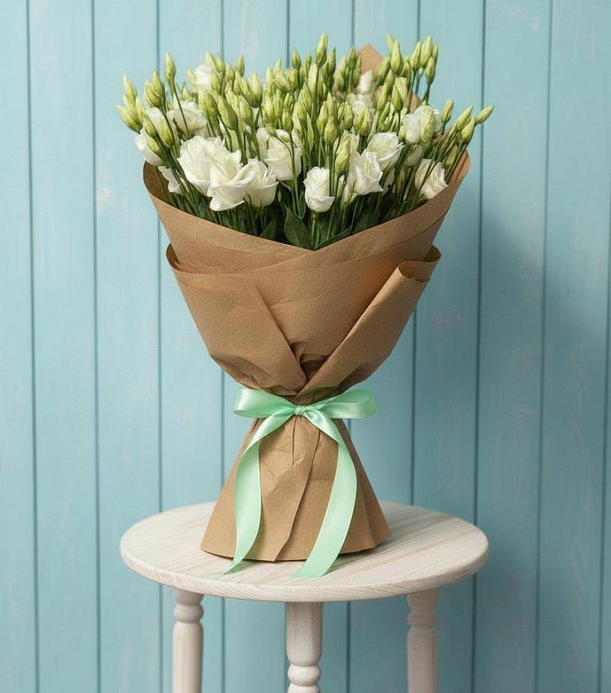 Букет цветов из: Лизиантусы в Прасковее