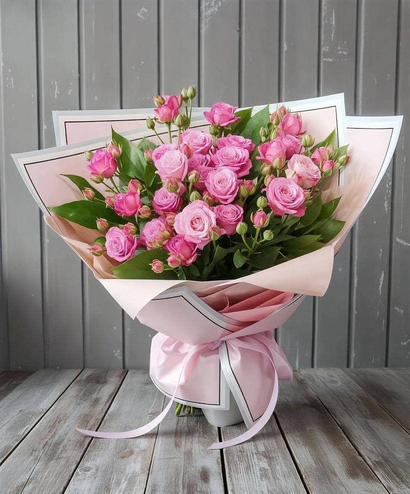 Букет Розовый кустик в Прасковее
