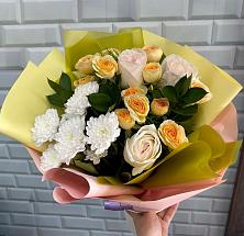 Букет цветов из:  Розы и Хризантемы #REPLACE_PRED# Прасковее